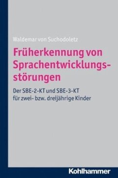 Früherkennung von Sprachentwicklungsstörungen - Suchodoletz, Waldemar von