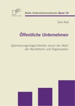 Öffentliche Unternehmen: Optimierungsmöglichkeiten durch die Wahl der Rechtsform und Organisation - Noll. Dirk