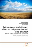 Dairy manure and nitrogen effect on soil properties and yield of wheat