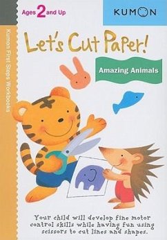 Kumon Let's Cut Paper! Amazing Animals