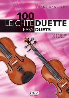 100 leichte Duette für 2 Violinen - Kanefzky, Franz