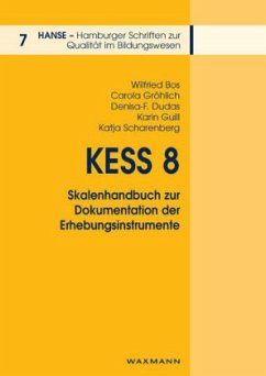 Cover KESS 8 - Skalenhandbuch zur Dokumentation der Erhebungsinstrumente