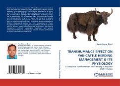 TRANSHUMANCE EFFECT ON YAK-CATTLE HERDING MANAGEMENT & IT''S PHYSIOLOGY