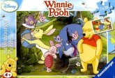 Ravensburger 09171 - Disney Winnie Pooh: Ein lustiger Tag mit Winnie, 2 x 20 Teile Puzzle