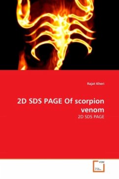 2D SDS PAGE Of scorpion venom - Kheri, Rajat