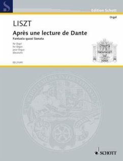 Après une lecture de Dante, Orgel - Après une lecture de Dante