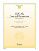 Pomp and Circumstance, Saxophon in Es und Klavier, Klavierpartitur u. Saxophonstimme