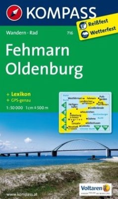 Cover Kompass Karte Fehmarn, Oldenburg