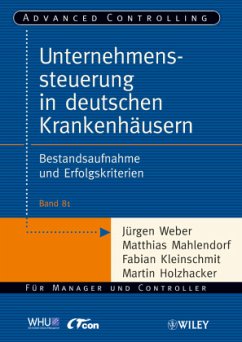 Cover Unternehmenssteuerung in deutschen Krankenhäusern