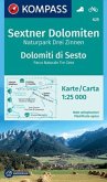 Kompass Karte Sextner Dolomiten, Naturpark Drei Zinnen, Dolomiti di Sesto, Parco Naturale Tre Cime Kompass Karte Sextner Dolomiten, Naturpark Drei Zinnen, Dolomiti di Sesto, Parco Naturale Tre Cime
