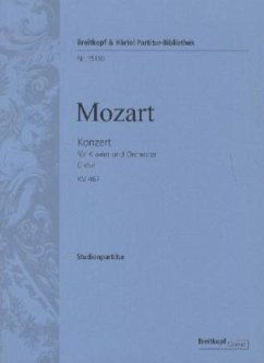 Cover Konzert für Klavier C-Dur KV 467, Studienpartitur