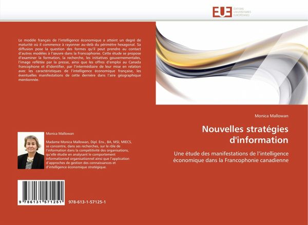 Nouvelles stratégies d''information Nouvelles stratégies d''information