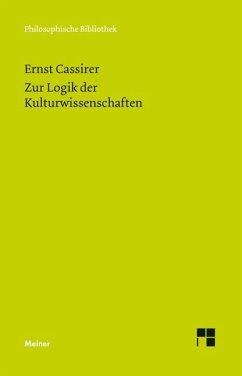 Zur Logik der Kulturwissenschaften. Fünf Studien - Cassirer, Ernst