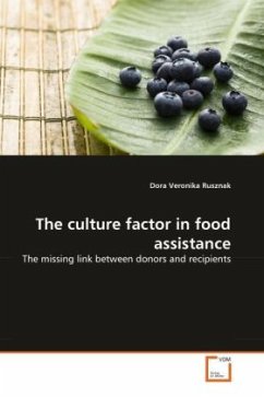 The culture factor in food assistance - Rusznak, Dora Veronika