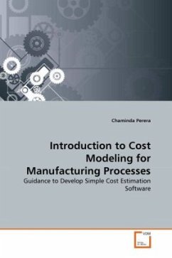 Introduction to Cost Modeling for Manufacturing Processes - Perera, Chaminda