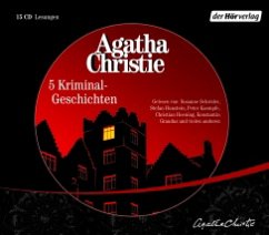 Fünf Kriminal-Geschichten, 15 Audio-CDs - Christie, Agatha