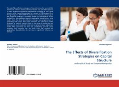 The Effects of Diversification Strategies on Capital Structure