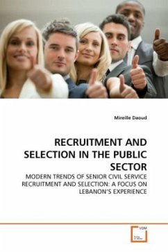 RECRUITMENT AND SELECTION IN THE PUBLIC SECTOR - Daoud, Mireille