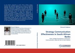 Strategy Communication Effectiveness in South African Banks - Alagbaoso, Manessah