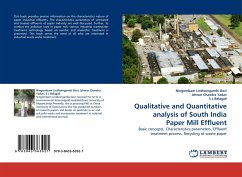 Qualitative and Quantitative analysis of South India Paper Mill Effluent