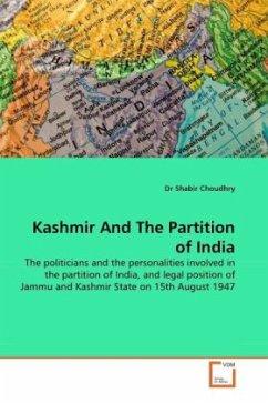 Kashmir And The Partition of India - Choudhry, Shabir
