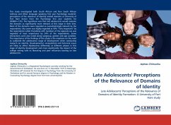 Late Adolescents'' Perceptions of the Relevance of Domains of Identity