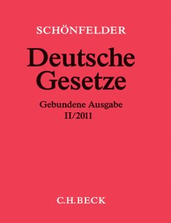 Cover Deutsche Gesetze Gebundene Ausgabe II/2011