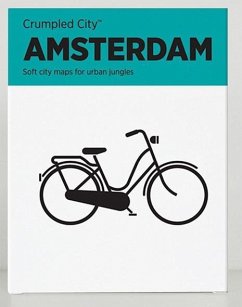 Crumpled City Map Amsterdam, English edition