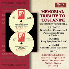 Memorial Tribute To Toscanini - Toscanini,Arturo/Nbc Symphony Orchestra