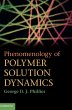 Phenomenology of Polymer Solution... - Bild 1