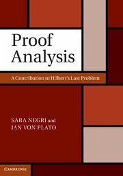 Proof Analysis - Negri, Sara; Plato, Jan Von