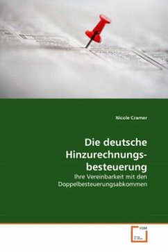 Die deutsche Hinzurechnungsbesteuerung - Cramer, Nicole