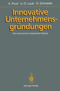 Innovative Unternehmensgründungen - Laub, Ulf-Dieter;Schneider, Dietram