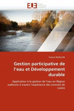 Gestion Participative de l''eau Et Développement Durable - ROSILLON, Francis