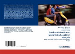 Purchase Intention of Motorcycle/Scooter in Malaysia