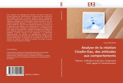 Analyse de la relation Citadin-Eau, des attitudes aux comportements - Barthelemy, Laure
