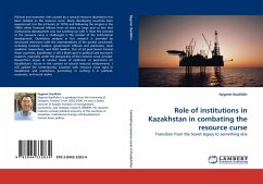 Role of institutions in Kazakhstan in combating the resource curse