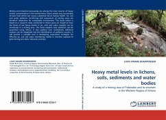 Heavy metal levels in lichens, soils, sediments and water bodies