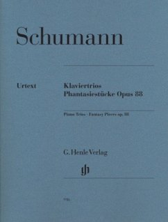 Werke für Klaviertrio, Klavierpartitur u. Violin- u. Violoncellostimmen - Robert Schumann - Werke für Klaviertrio