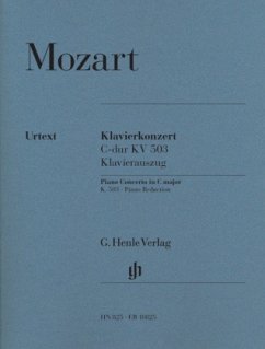 Klavierkonzert 24 C-Durl KV 503, Klavierauszug - Wolfgang Amadeus Mozart - Klavierkonzert C-dur KV 503