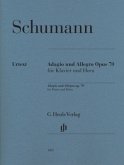 Adagio und Allegro op.70, Klavier und Horn, Klavierpartitur u. Hornstimme