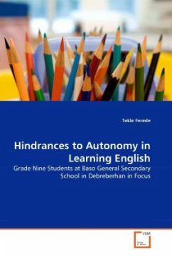 Hindrances to Autonomy in Learning English - Ferede, Tekle