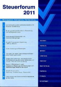 Cover Neues im Pflichtteilsrecht sowie vergessene Regelungen bei Schenkungen und Reparaturmöglichkeiten für den Erbfall / Steuerforum 2011 Bd.8