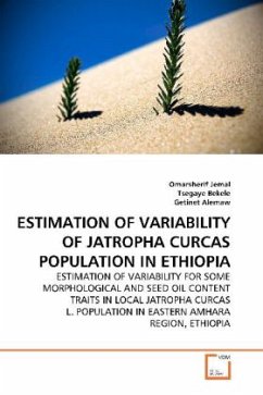 ESTIMATION OF VARIABILITY OF JATROPHA CURCAS POPULATION IN ETHIOPIA - Jemal, Omarsherif;Bekele, Tsegaye;Alemaw, Getinet