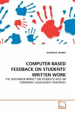 COMPUTER-BASED FEEDBACK ON STUDENTS' WRITTEN WORK - Ebyary, Khaled El