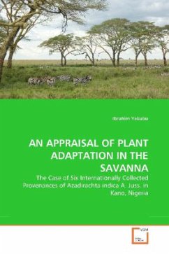 AN APPRAISAL OF PLANT ADAPTATION IN THE SAVANNA - Yakubu, Ibrahim