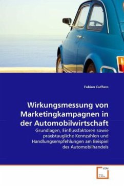Wirkungsmessung von Marketingkampagnen in der Automobilwirtschaft - Cuffaro, Fabian