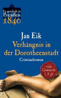Cover Verhängnis in der Dorotheenstadt / von Gontard Bd.1