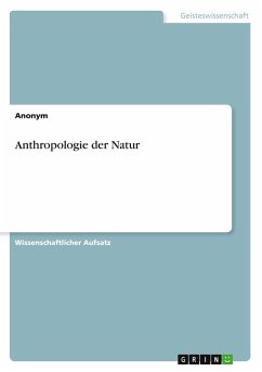 Anthropologie der Natur - Anonymous