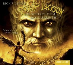 Die Schlacht um das Labyrinth / Percy Jackson Bd.4 (4 Audio-CDs) - Riordan, Rick